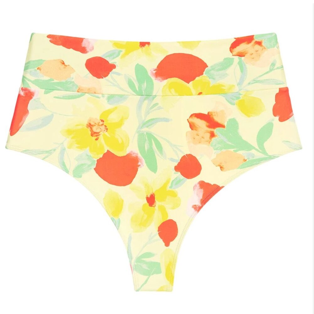 Montce Helena Floral Tori Bandeau High Waist Bikini Set NEW - Picture 6 of 11